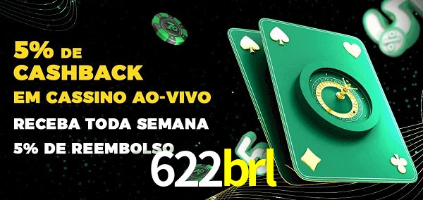 Promoções do cassino ao Vivo 622brl